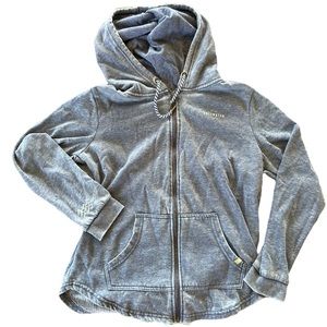 Roxy Blue Wash Zip Up Hoodie